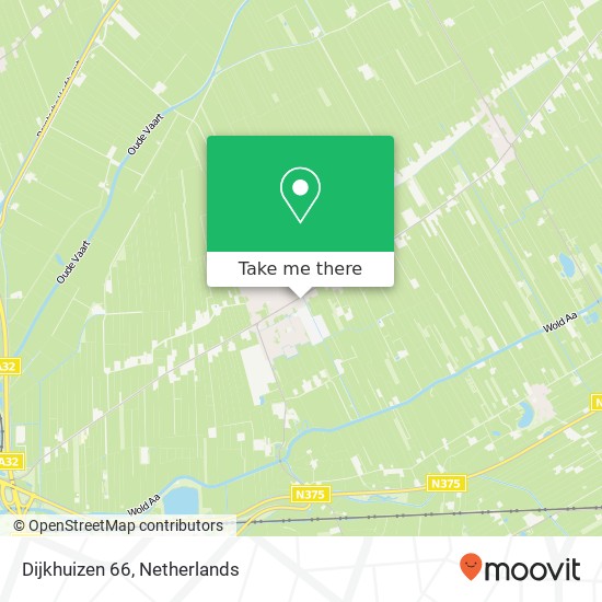 Dijkhuizen 66, Dijkhuizen 66, 7961 AM Ruinerwold, Nederland kaart