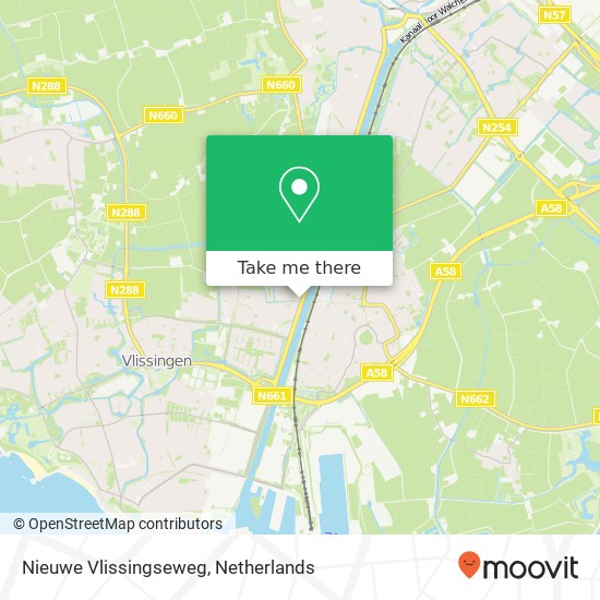 Nieuwe Vlissingseweg, 4386 AL Vlissingen kaart