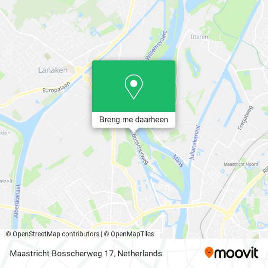 Maastricht Bosscherweg 17 kaart