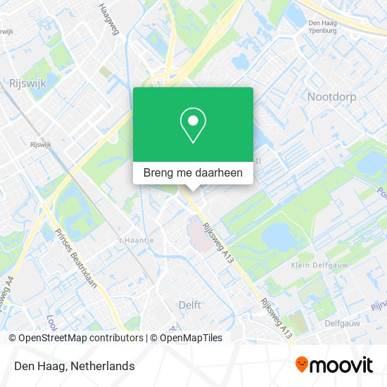 Den Haag kaart