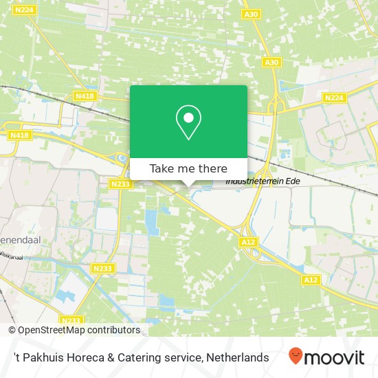 't Pakhuis Horeca & Catering service, Pakhuisweg 1 kaart