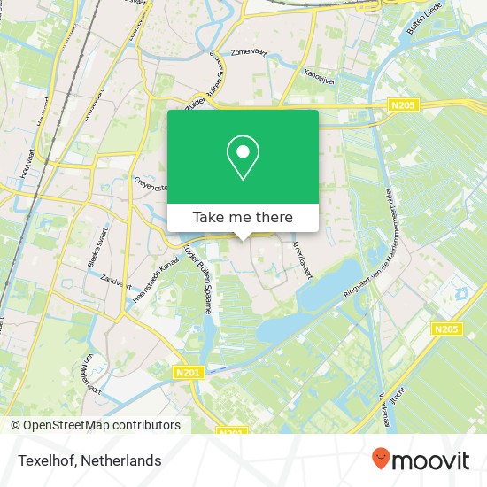 Texelhof, Texelhof, 2036 Haarlem, Nederland kaart
