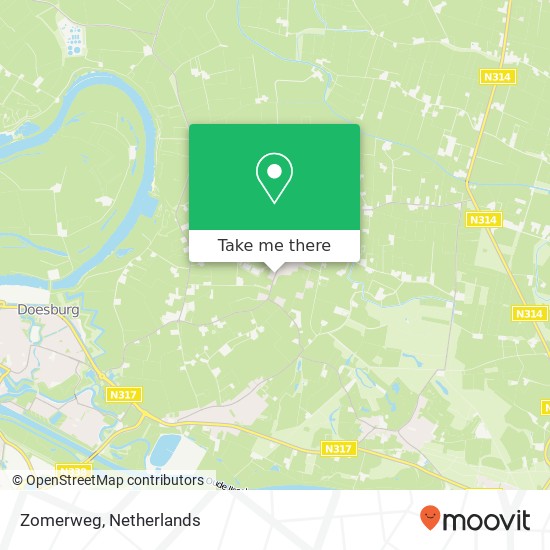 Zomerweg, Zomerweg, Drempt, Nederland kaart