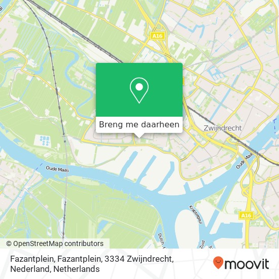 Fazantplein, Fazantplein, 3334 Zwijndrecht, Nederland kaart