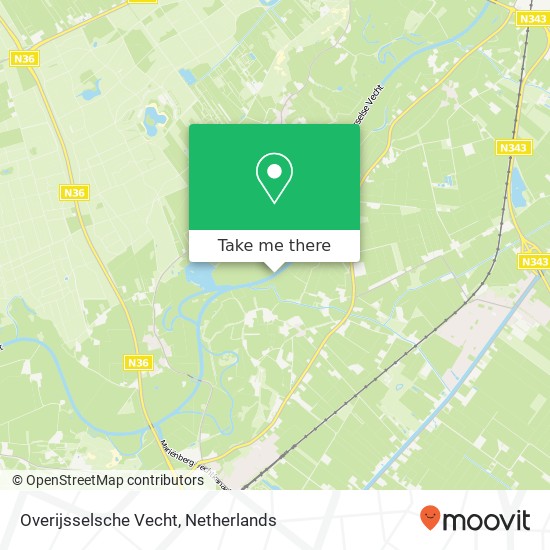 Overijsselsche Vecht kaart