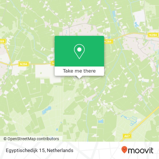 Egyptischedijk 15, Egyptischedijk 15, 5531 NE Bladel, Nederland kaart