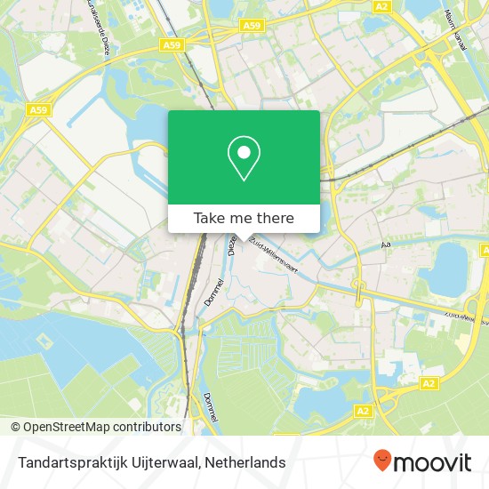Tandartspraktijk Uijterwaal, Jan Heinsstraat 24 kaart