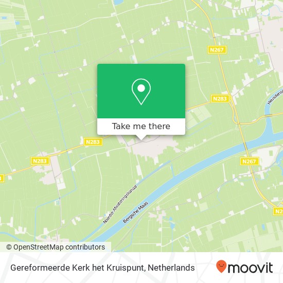 Gereformeerde Kerk het Kruispunt, Hoofdstraat 78 kaart