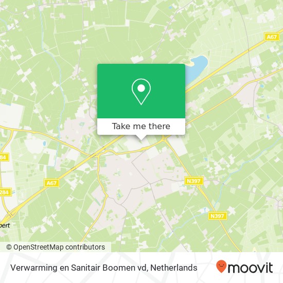 Verwarming en Sanitair Boomen vd, Kerver 8 kaart