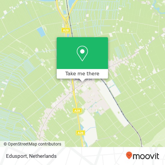 Edusport, Gemeenteweg 55A kaart