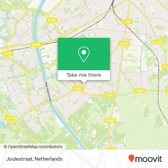 Joulestraat, Joulestraat, 6533 Nijmegen, Nederland kaart