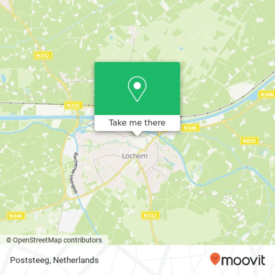 Poststeeg, Poststeeg, 7241 Lochem, Nederland kaart