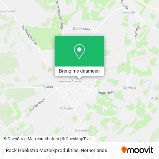 Rock Hoekstra Muziekprodukties kaart