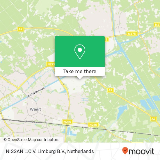 NISSAN L.C.V. Limburg B.V., Risseweg 38 kaart