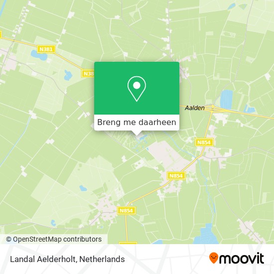 Landal Aelderholt kaart