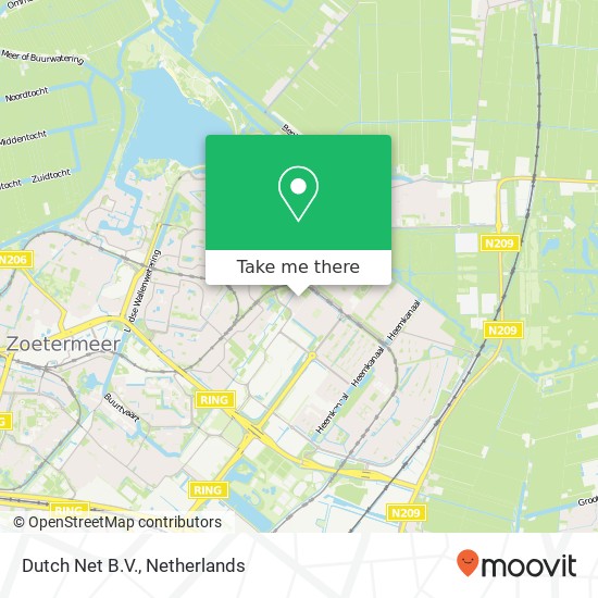 Dutch Net B.V., Benthuizenstraat 23 kaart