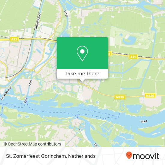 St. Zomerfeest Gorinchem, Ruigenhoek 86 kaart