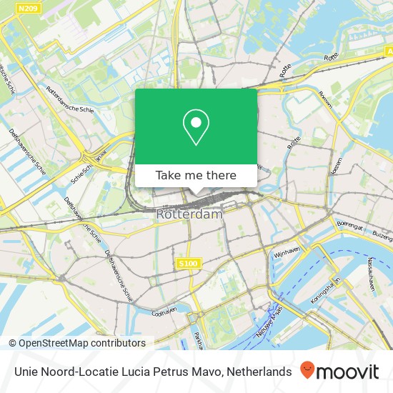 Unie Noord-Locatie Lucia Petrus Mavo, Stationssingel 70 kaart