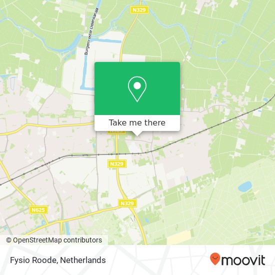 Fysio Roode, Osseweg 38A kaart