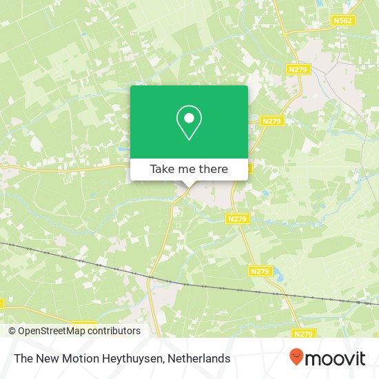 The New Motion Heythuysen kaart