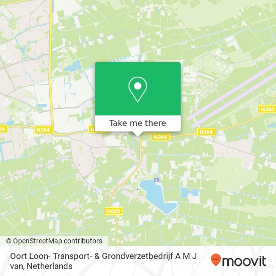 Oort Loon- Transport- & Grondverzetbedrijf A M J van, Zeelandsedijk 15 kaart