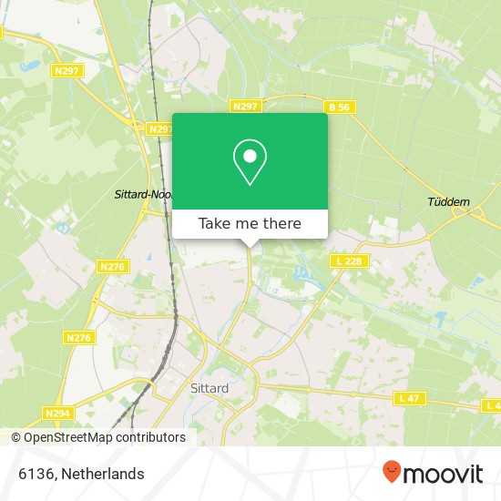 6136, 6136 Sittard, Nederland kaart