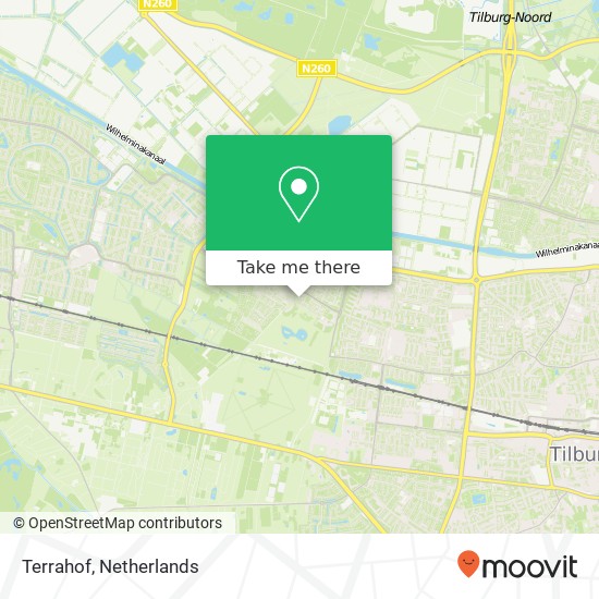 Terrahof, Terrahof, 5044 Tilburg, Nederland kaart
