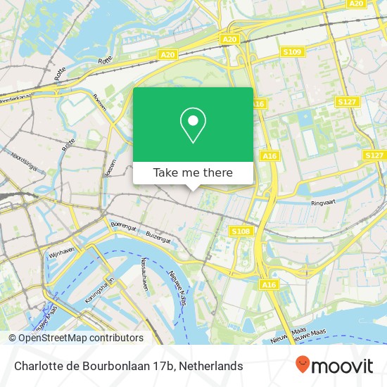 Charlotte de Bourbonlaan 17b, 3062 GA Rotterdam kaart