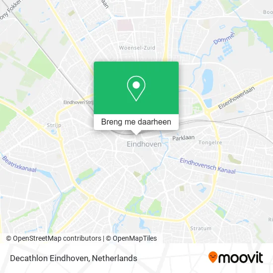 Decathlon Eindhoven kaart