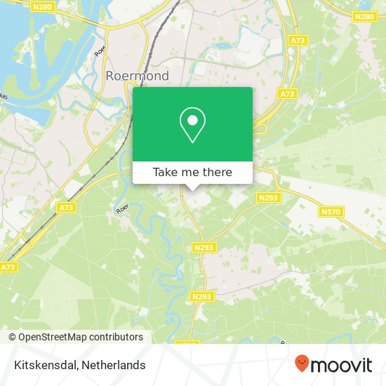 Kitskensdal, Kitskensdal, 6045 Roermond, Nederland kaart