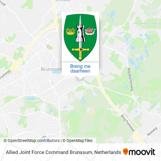 Allied Joint Force Command Brunssum kaart