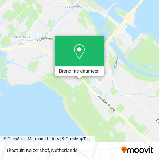 Theetuin Keizershof kaart