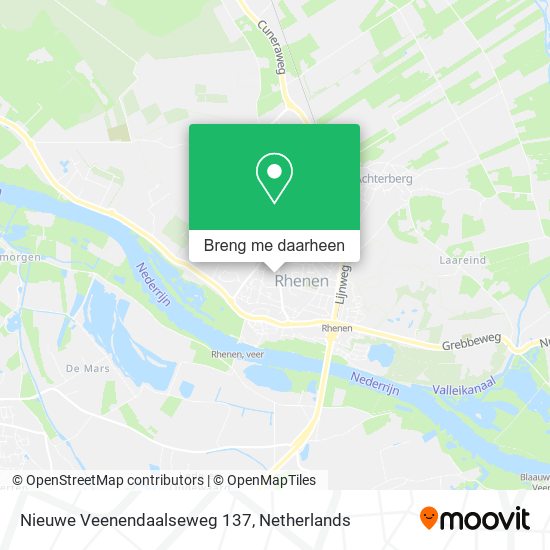 Nieuwe Veenendaalseweg 137 kaart