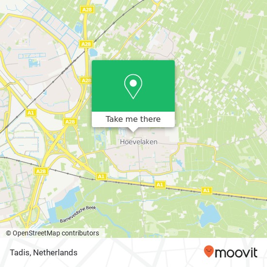 Tadis, Boekweitveld 44 kaart