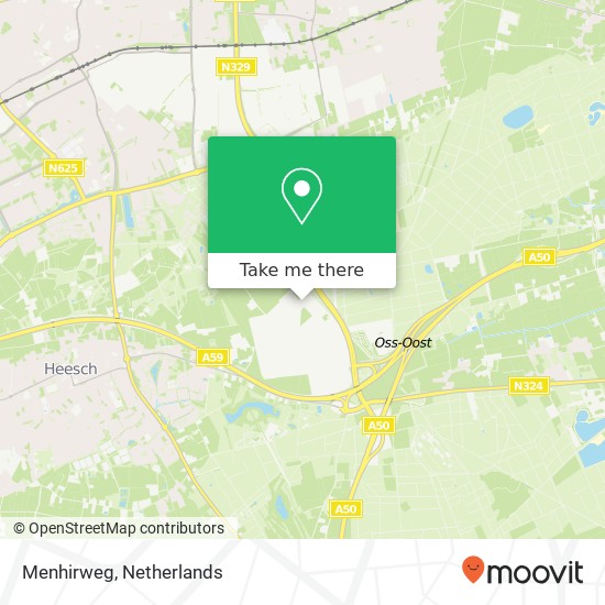 Menhirweg, 15, Menhirweg, 5342 LS Oss, Nederland kaart