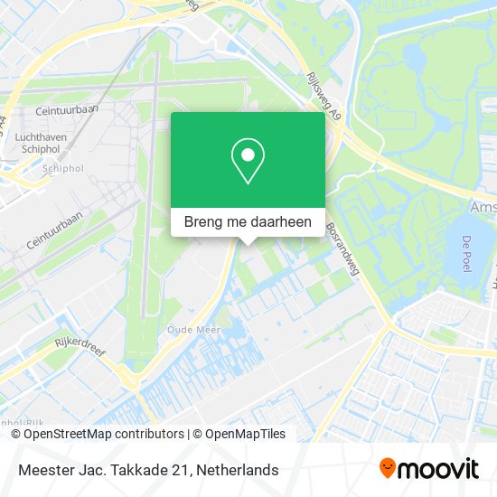 Meester Jac. Takkade 21 kaart