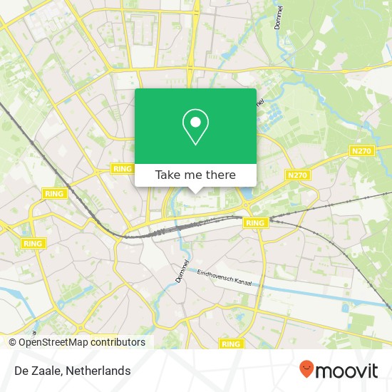 De Zaale, 5612 Eindhoven kaart