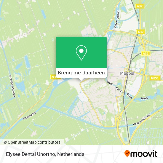 Elysee Dental Unortho kaart