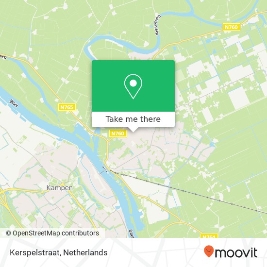 Kerspelstraat, 8271 VR IJsselmuiden kaart