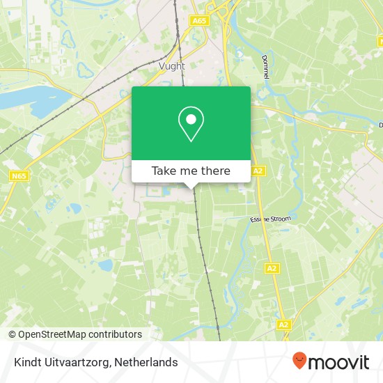 Kindt Uitvaartzorg, Klein Brabant 187 kaart