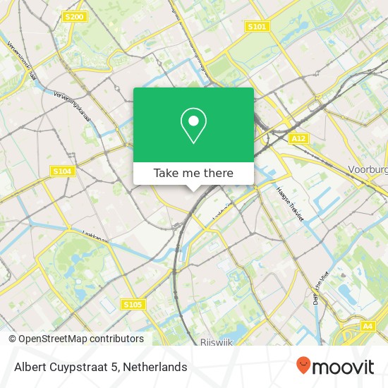 Albert Cuypstraat 5, 2526 DE Den Haag kaart