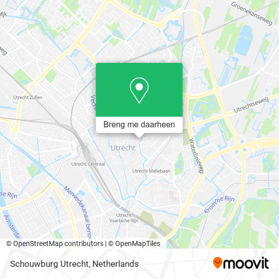 Schouwburg Utrecht kaart