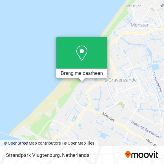 Strandpark Vlugtenburg kaart