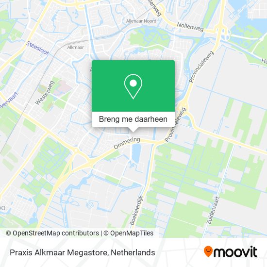 Praxis Alkmaar Megastore kaart