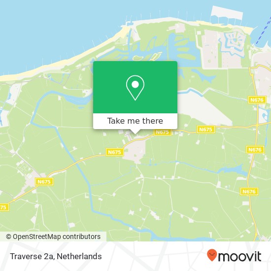 Traverse 2a, Traverse 2a, 4503 BM Groede, Nederland kaart