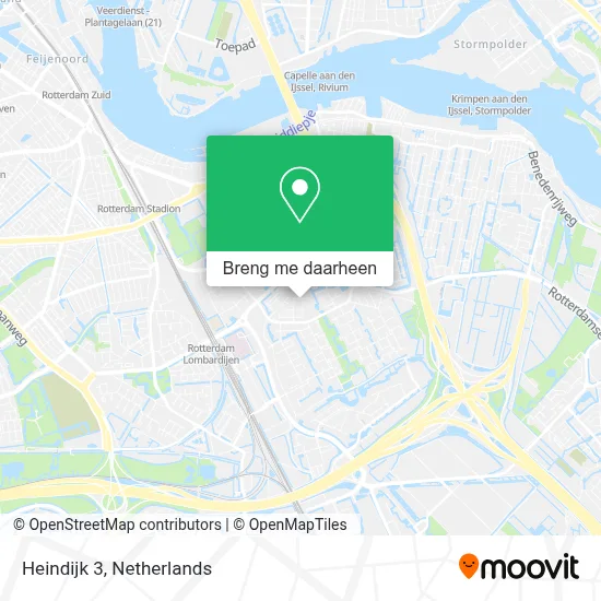 Heindijk 3 kaart