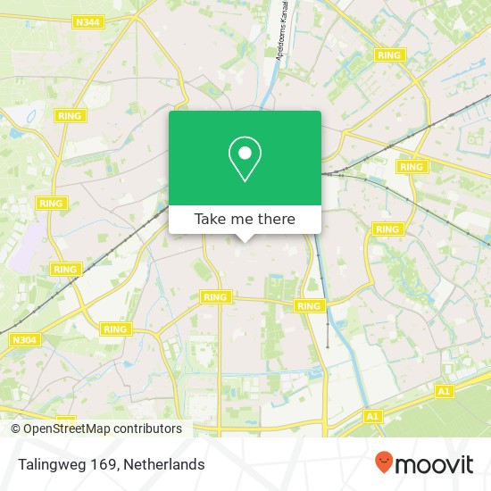 Talingweg 169, Talingweg 169, 7331 GN Apeldoorn, Nederland kaart