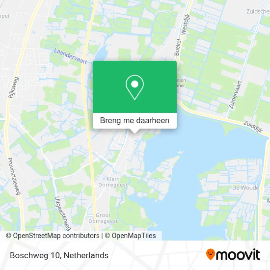 Boschweg 10 kaart