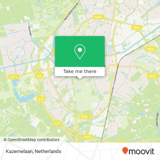 Kazernelaan, Kazernelaan, 9401 Assen, Nederland kaart