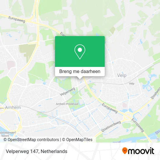 Velperweg 147 kaart
